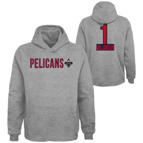 Outerstuff Pánská mikina New Orleans Pelicans NBA Zion Williamson #1 Player Hoodie Velikost: L