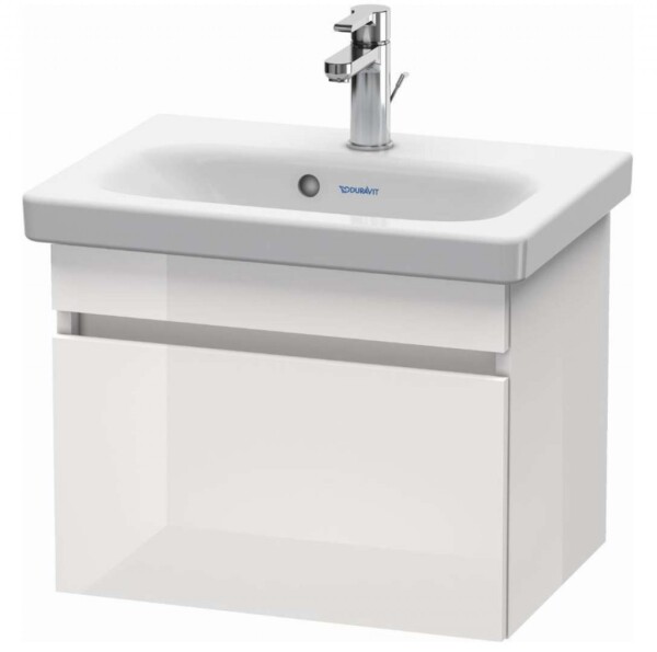 DURAVIT - DuraStyle Umyvadlová skříňka, 40x50x37 cm, 1 zásuvka, lesklá bílá DS630302222