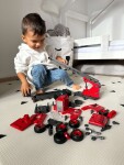 Mamido Šroubovací hasičské auto se stříkačkou na vodu 3v1 světelné a zvukové efekty