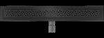 MEXEN/S - Plochá M12 odtokový žlab 60 cm černá 1721060-15