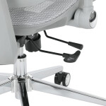 Kancelářská židle, synchronní mechanismus, šedá síťovina, KA-B2361 GREY