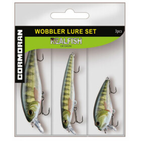 Cormoran Wobler Real Fish Lure Set Baby Brown Trout 3ks (53-00023)