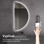 CERANO - Koupelnové LED zrcadlo Mare - 50x100 CER-476687