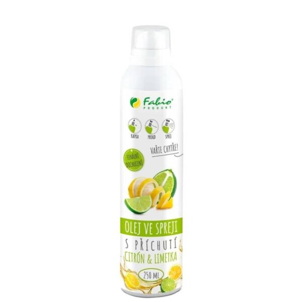Dortisimo Řepkový olej ve spreji s příchutí citron a limetka Fabio (250 ml)
