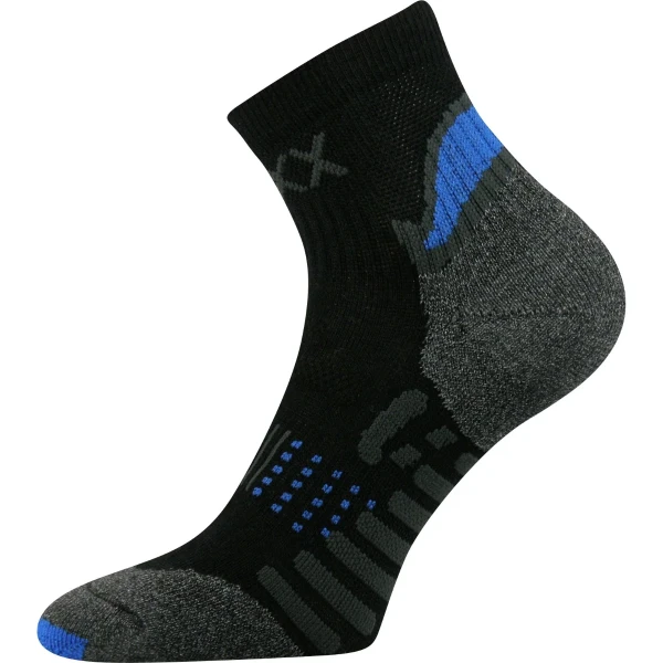 VOXX Ponožky sportovní s ionty stříbra INTEGRA anatomicky tvarované ČERNÉ S MODROU 39-42 108606