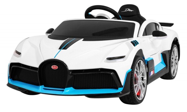 Mamido Dětské elektrické autíčko Bugatti Divo bílé