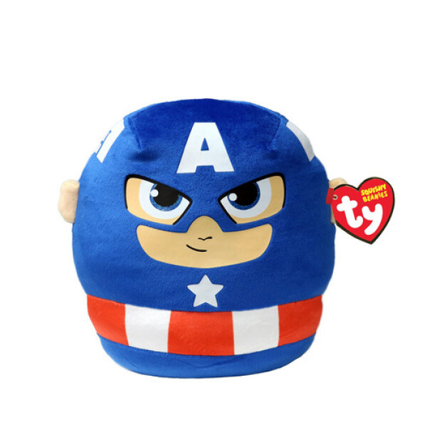 Squishy Beanies Marvel - CAPTAIN AMERICA 22 cm