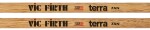 Vic Firth 7ATN American Classic® Terra Series Drumsticks, Nylon Tip