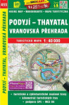 Podyjí, Thayatal, Vranovská přehrada 1:40 000