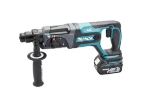 Makita DHR241RTJ / Aku Kombinované kladivo / 18V / 2x5.0Ah / 950 ot-min / 4700 úderů-min / 2 J / SDS-plus (DHR241RTJ)