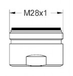 GROHE - Náhradní díly Perlátor M28x1, 30,0 l/min, chrom 13927000