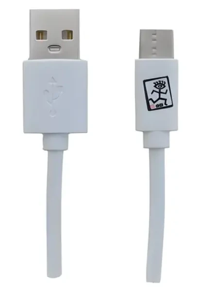 2GO bílá / Nabíjecí a datový kabel / Micro-USB na USB-C / 1 m / USB 3.2 Gen 1 (795925)