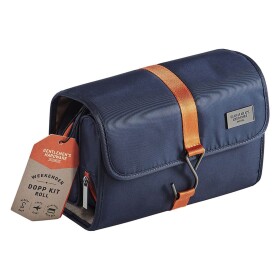 GENTLEMEN'S HARDWARE Cestovní toaletní taštička Weekender Drop Kit Roll, modrá barva, textil