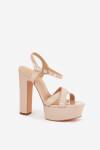 Sandály na podpatku model 210802 Step in style 40