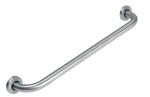 NOVASERVIS - Madlo rovné 700 mm s krytkami kartáčovaná nerez R6670,4
