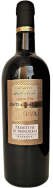 Conte di Campiano Primitivo Di Manduria Riserva, 15%, 0,75L (holá lahev)