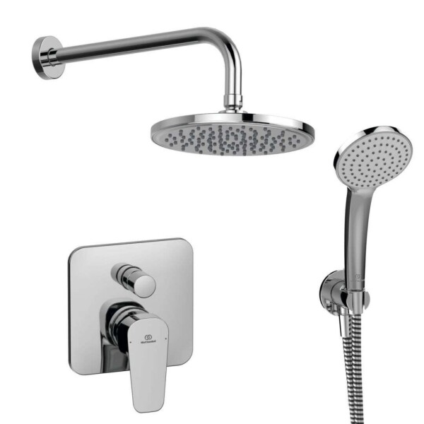 IDEAL STANDARD - Esla Sprchový set s baterií pod omítku, s tělesem, průměr 20 cm, chrom bd577AA