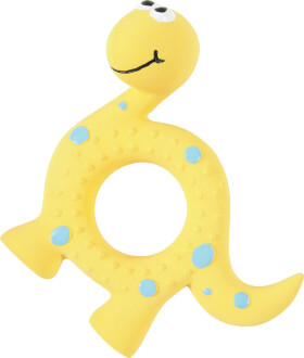 Pískací latexový Dinosaurus, 9,5 cm, Zolux