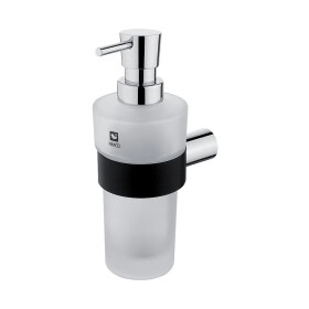 Nimco Nava chrom - černá mat dávkovač tekutého mýdla pumpička mosaz NA 28031W-T NA 28031W-T