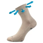 VOXX Ponožky sportovní bambusové BAERON béžové 35-38 116366