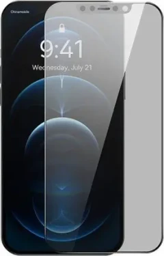 Baseus SGQP051202 Tvrzené sklo s privátním filtrem pro Apple iPhone 12 Pro Max / 0.3 mm (SGQP051202)