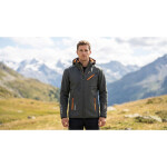 Geographical Norway Softshellová bunda Royaute DB 068 M WY8027H/GN/Dark Grey / Orange s