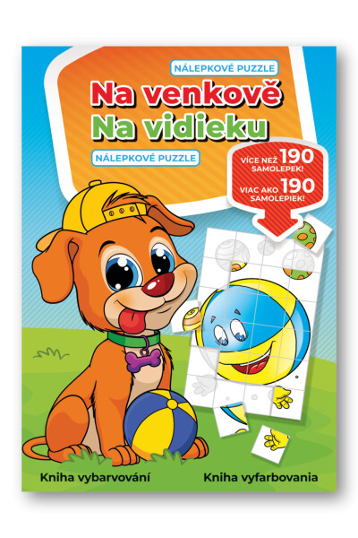 Na venkově Nálepkové puzzle Na vidieku Nálepkové puzzle