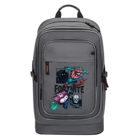 BAAGL Školní batoh Cubic Fortnite Squad GRS / Tři komory / 29 l / 1200 g / Reflexní prvky