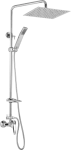 JB Sanitary Sprchová sestava s baterií SLIM s horním vývodem, 20x20cm, s příslušenstvím SA 56 011 05 1