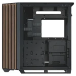 APNX V1 Midi-Tower ATX case černá-dřevo / ATX / 3x 360 mm ARGB / 1x 120mm ARGB / bez zdroje / průhledná bočnice (APCM-VI01103.11)