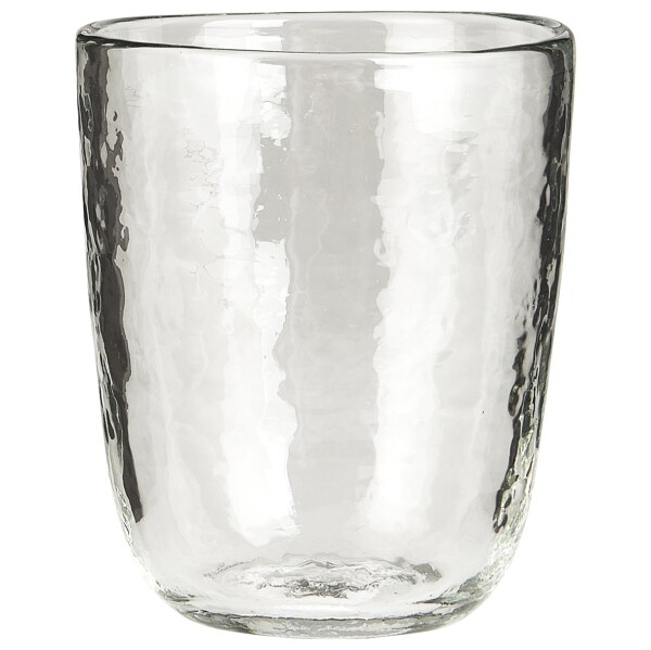 Ib Laursen Sklenice na vodu Clear Structured 250 ml, čirá barva, sklo
