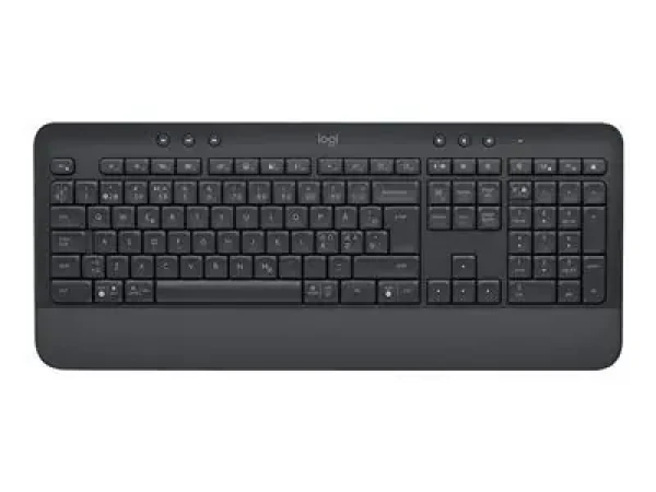 Logitech K650 Graphite / Bezdrátová klávesnice / BT / 2.4GHz / HUN International Layout (920-010949)