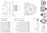Alternátor A2118S