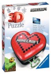 Puzzle 3D Srdce Minecraft 54 dílků