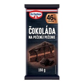 Čokoláda na pečení Dr. Oetker 46 % (150 g)