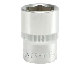 YATO YT-1212 Nástrčný klíč šestihranný 1|2 / Velikost 19 mm / Délka 38 mm / CrV 50BV30 (YT-1212)