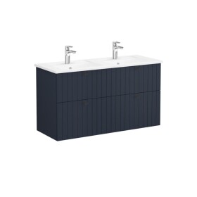 Koupelnová skříňka s umyvadlem VitrA Root 120x67x46 cm modrá mat ROOTG120BINTS ROOTG120BINTS