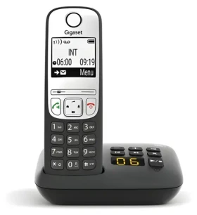 Gigaset A690A černá / Telefon / DECT / se záznamníkem / handsfree / 100 kontaktů (S30852-H2830-B101)