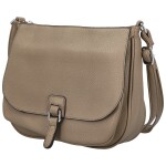 Trendy dámská koženková crossbody kabelka Grácie, béžová