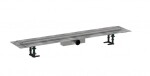 HANSGROHE - RainDrain Compact Sprchový žlab 100 cm, s roštem, kartáčovaná nerezová ocel 56182800