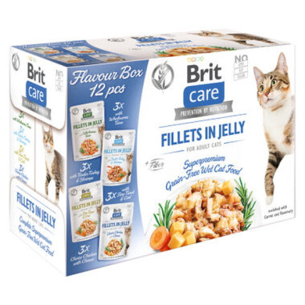 Brit Care Cat Fillets in Jelly Flavour box