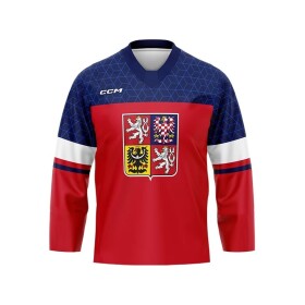 Dres české hokejové reprezentace 2026 CCM Fandres replica - červený Velikost: dětský XXS