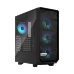 Fractal Design Meshify 2 Compact Lite RGB černá / ATX / 2x USB-A 3.2 / bez zdroje / průhledná bočnice / prachové filtry (FD-C-MEL2C-05)