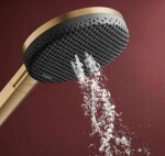 HANSGROHE - Raindance Alive Select S Sprchová hlavice, 3 proudy, EcoSmart+, kartáčovaný bronz 24512140