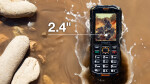 EVOLVEO StrongPhone X5 černo-oranžová / 2.4" / 0.3MP / Dual-SIM / IP68 (SGM SGP-X5)