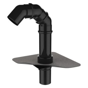 Hauff-Technik prostup pro kabely DN 125 s integrovanou PVC manžetou černý