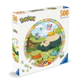 Kruhové puzzle: Roztomilí Pokémoni