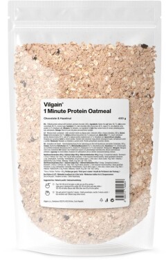 Vilgain Minutová proteinová ovesná kaše – čokoláda a lískový oříšek 400 g
