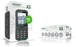 EVOLVEO StrongPhone X5, vodotěsný odolný Dual SIM telefon, černo-zelený