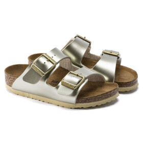 Dívčí žabky Birkenstock Arizona Kids Birko-Flor Electric Metallic Gold narrow (1014841) 26